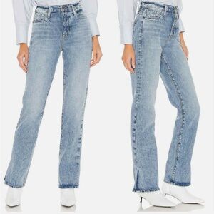 FRAME Le Drew Jeans In Cascade Blue 90’s High Rose Women Size 31